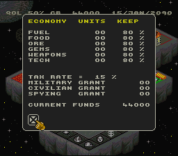 Utopia The Creation of a Nation screenshot 5 for Super Nintendo